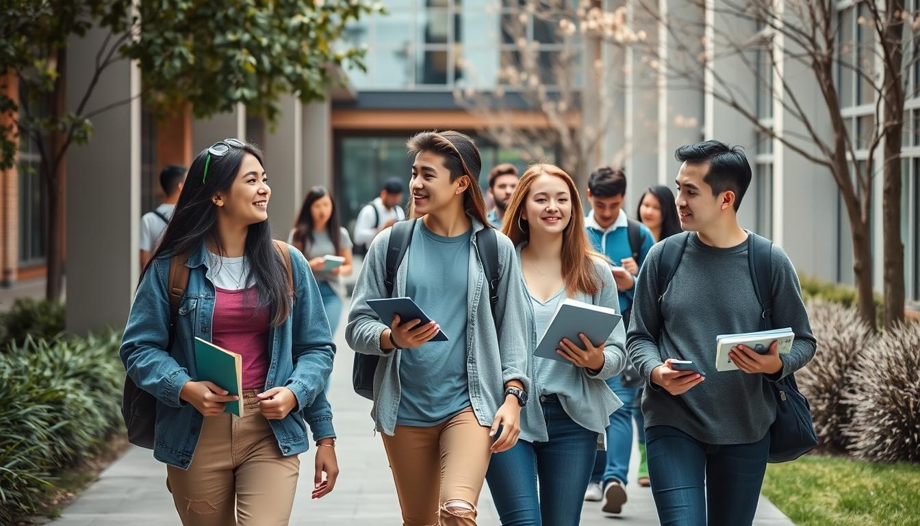 Structured study materials and learning resources on a desk